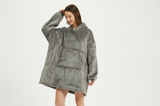SnuggleFleece Women's Winter Blanket Hoodie: Cozy Redefined